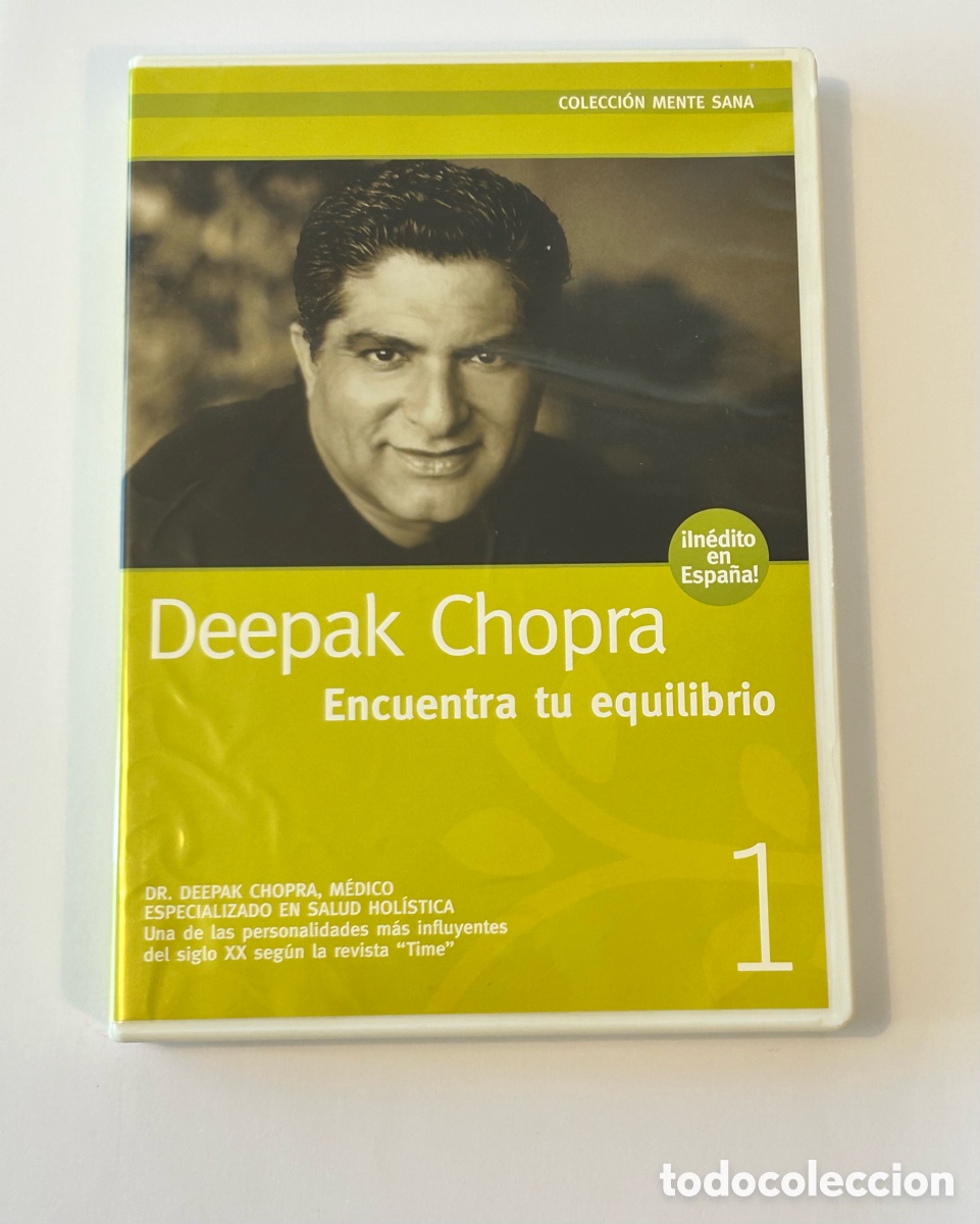 Cine: DVD. DEEPAK CHOPRA 1. ENCUENTRA TU EQUILIBRIO. COLECCI&Oacute;N MENTE SANA