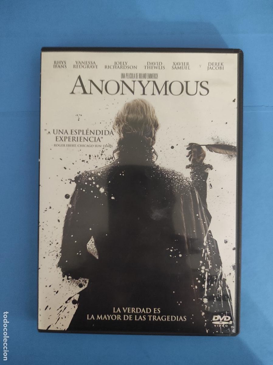 Cin&eacute;ma: PELICULA DVD DE ANONYMOUS A&Ntilde;O 2012