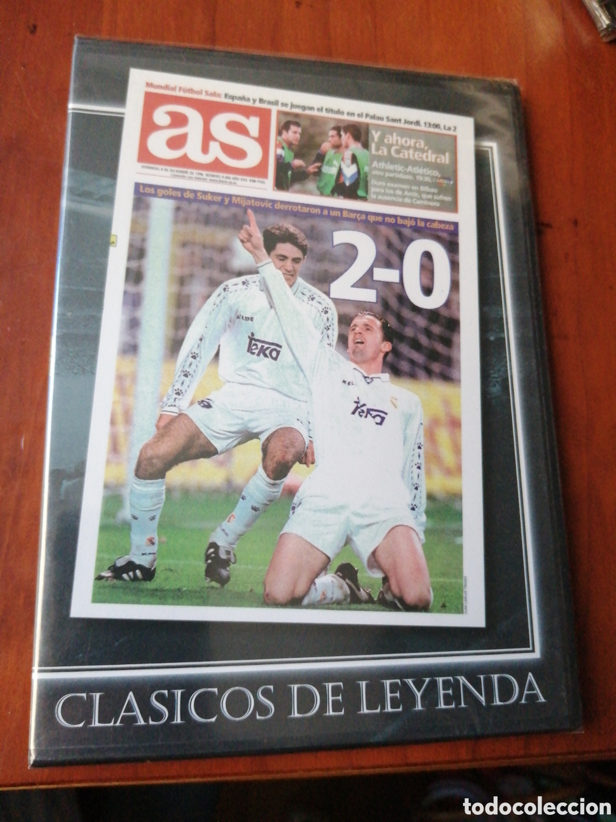 Cine: DVD CLASICOS DE LEYENDA 2 - 0 AS MADRID BARCA PRECINTADO