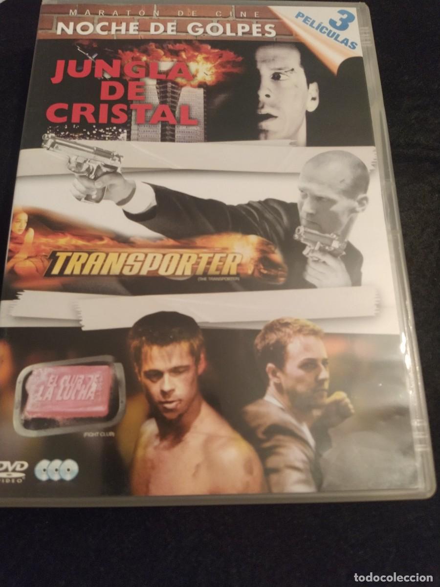 Cin&eacute;ma: JUNGLA CRISTAL - TRANSPORTER - CLUB DE LA LUCHA - 3 DVD