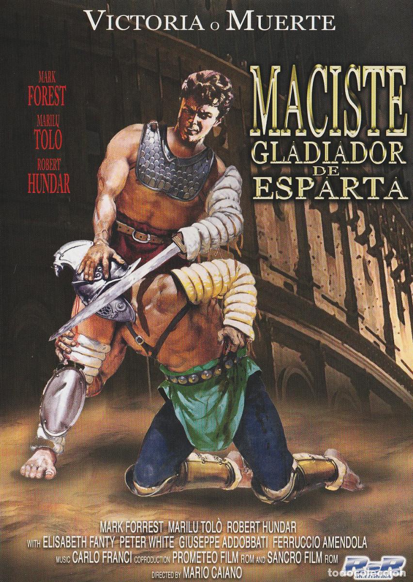 Cinema: TODO PEPLUM MACISTE GLADIADOR DE ESPARTA CON MARK FOREST Y MARILU TOL&Ograve; DVD 3X2 Oferta Especial