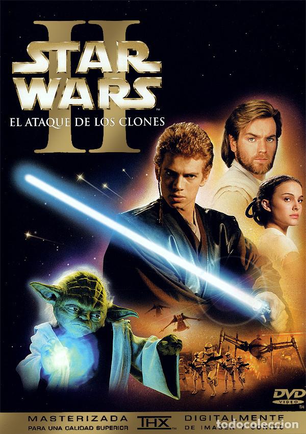 Cinema: TODO STAR WARS EPISODIO 2 EL ATAQUE DE LOS CLONES MASTERIZADA DIGITALMENTE DVD 3X2 Oferta Especial