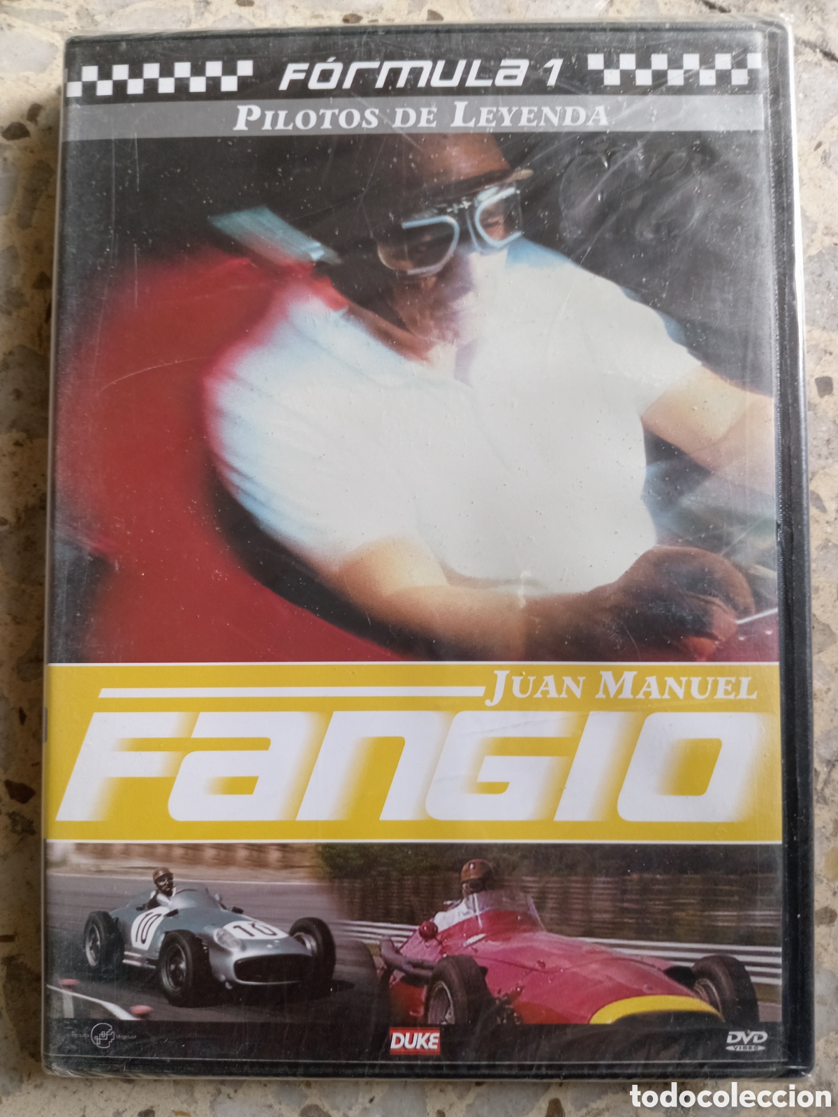 Cine: DVD JUAN MANUEL FANGIO PILOTOS DE LEYENDA FORMULA 1 F1 NUEVO PRECINTADO