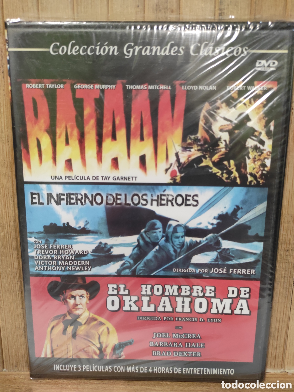 Cinema: BATAAN/EL INFIERNO DE LOS H&Eacute;ROES/EL HOMBRE DE OKLAHOMA - DVD CAJA FINA (SLIM)PRECINTADO