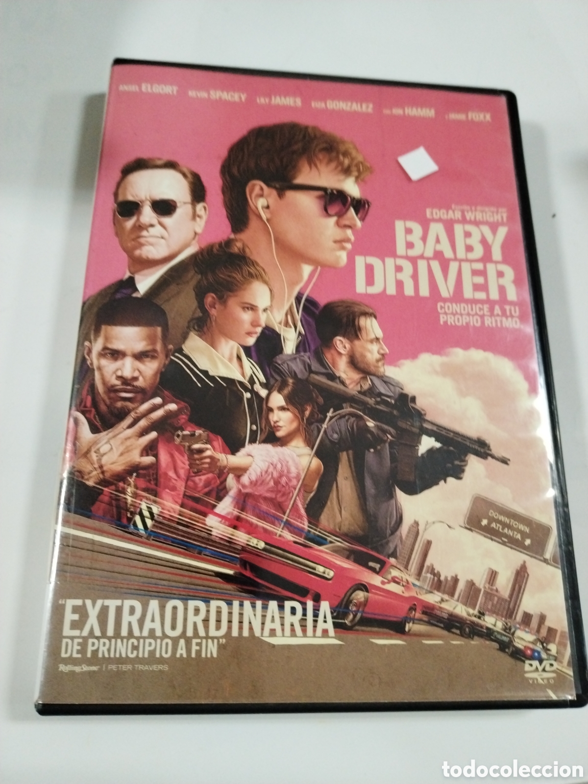 Cine: Baby Driver. Ansel Elgort DVD. MU