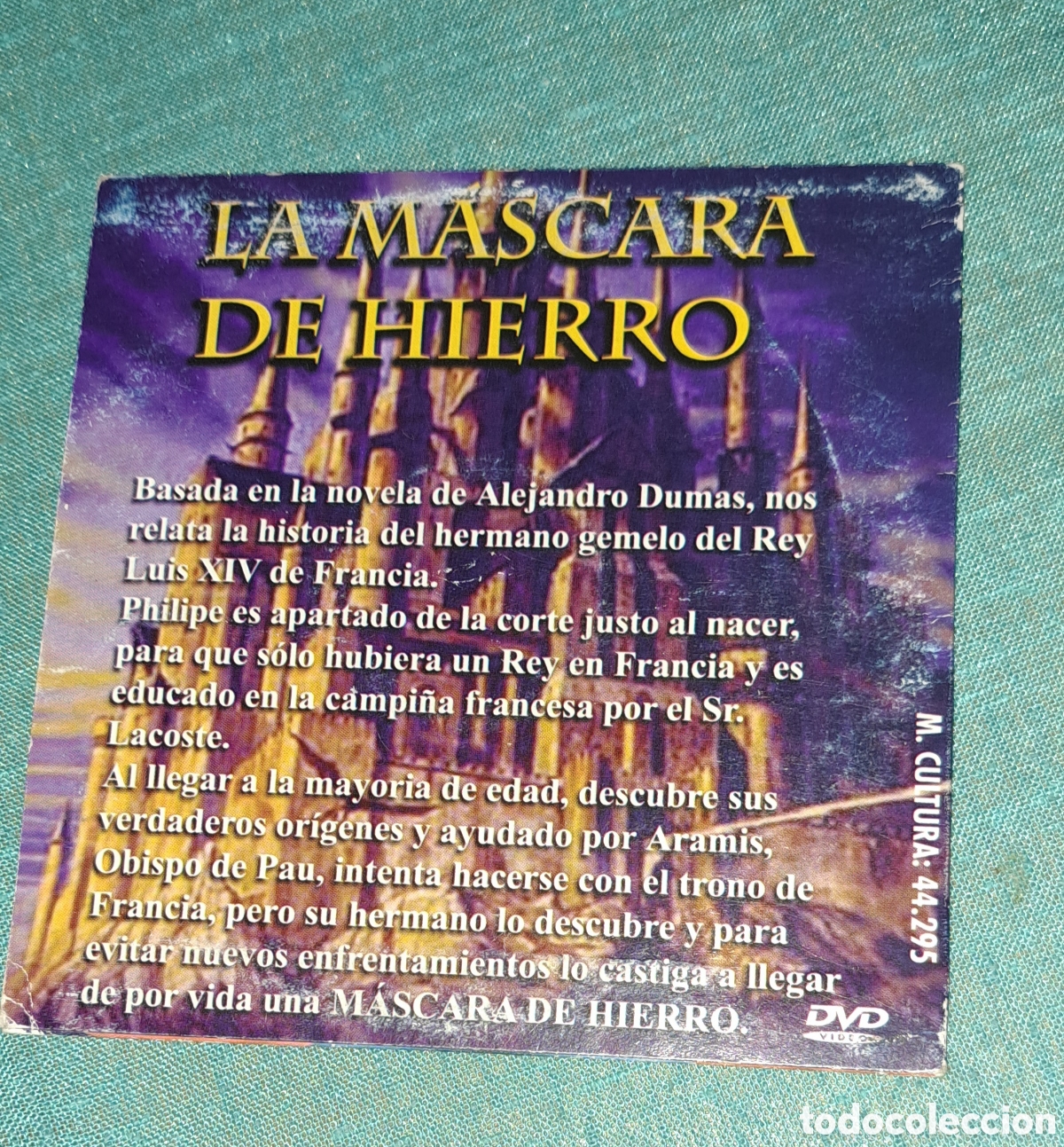 Cine: DVD LA M&Aacute;SCARA DE HIERRO - Foto 2
