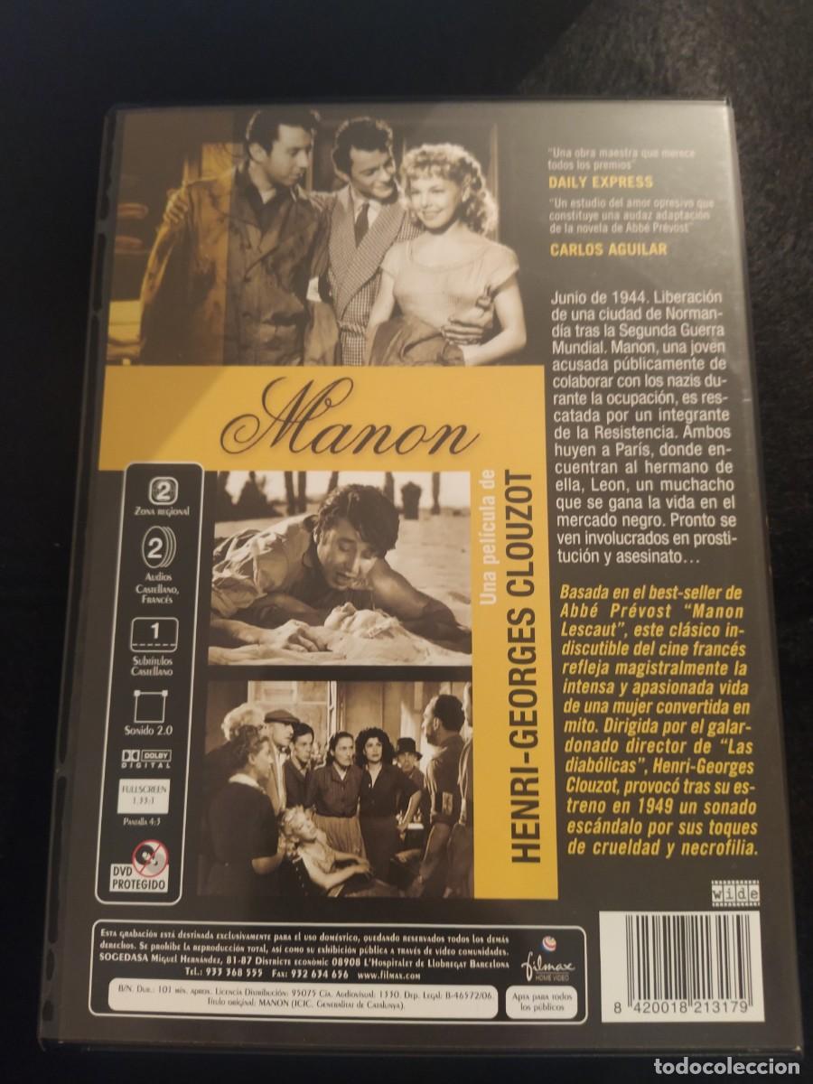 Cine: MANON - CLOUZOT - DVD - Foto 2