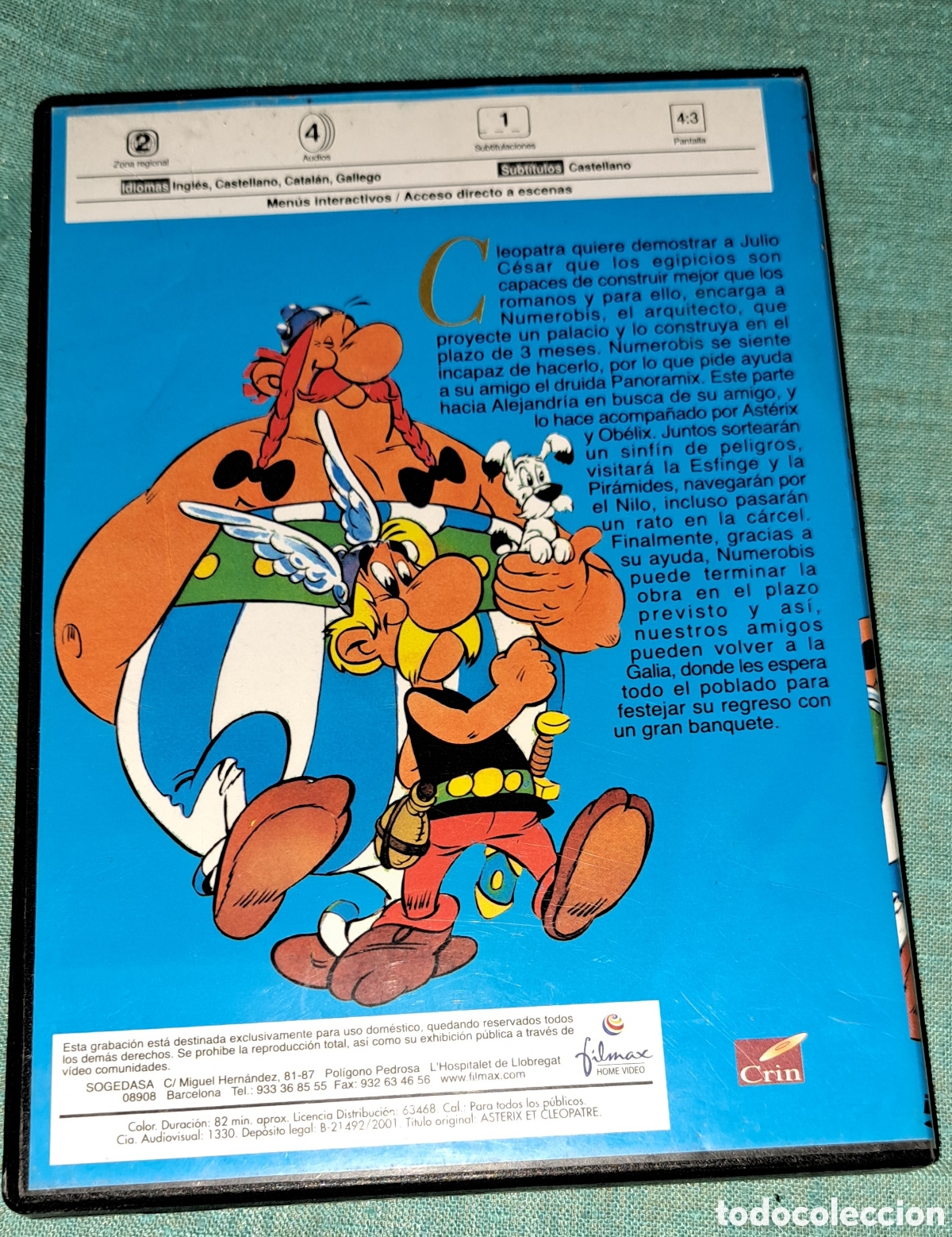 Cine: DVD ASTERIX Y CLEOPATRA - Foto 3