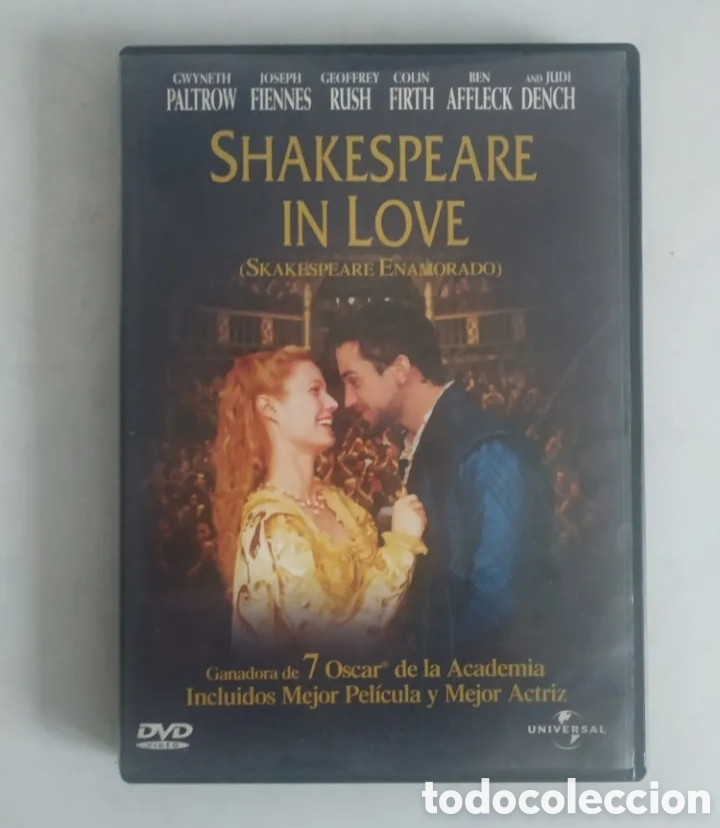 Cine: Shakespeare in love DVD Shakespeare in love pel&iacute;cula