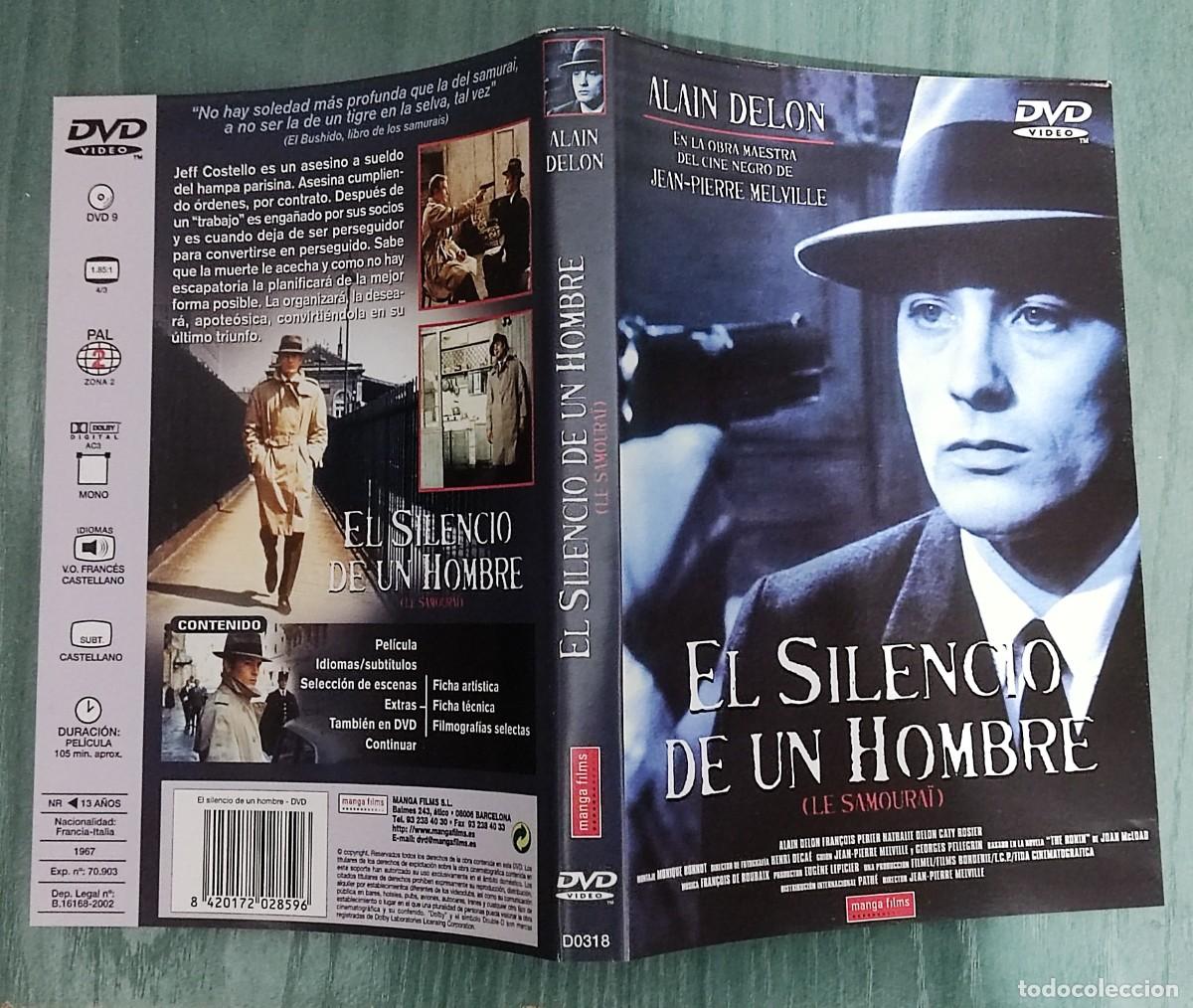 Cinema: Caratula DVD El silencio de un hombre (SIN DISCO)