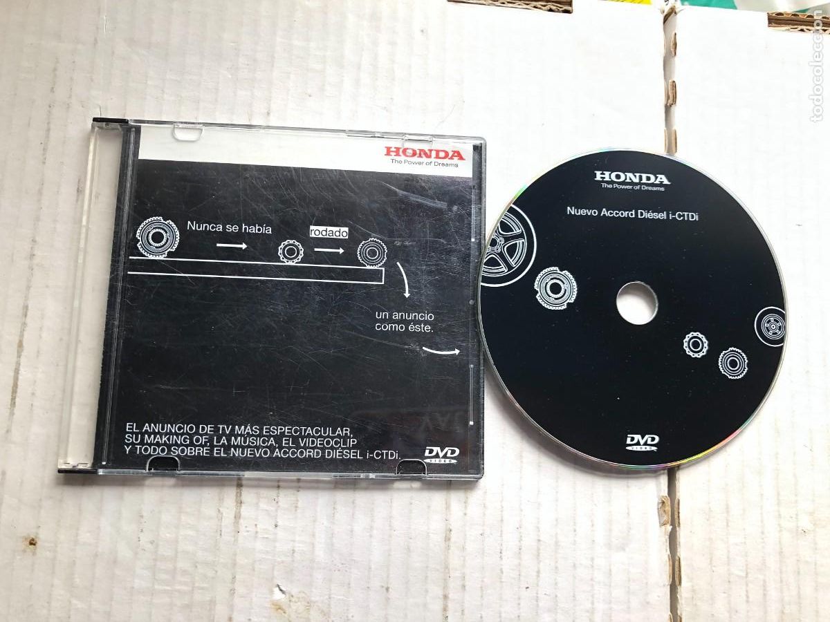 Cine: ANUNCIO DE HONDA - DVD CAJA ULTRA FINA PLASTICO KREATEN