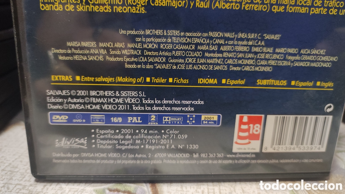Cine: Salvajes dvd - Foto 3