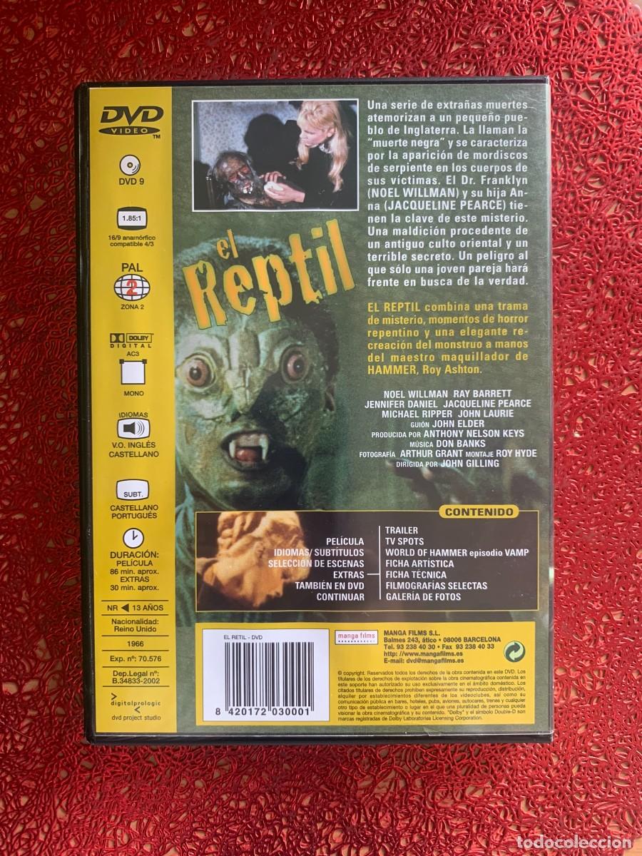 Cine: EL REPTIL - HAMMER COLLECTION - Foto 2