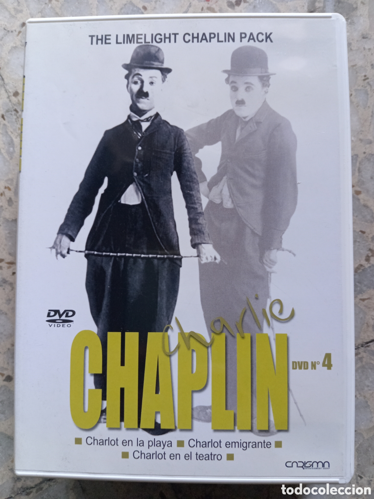 Cine: DVD THE LIMELIGHT CHAPLIN PACK 4 CHARLOT EN LA PLAYA EMIGRANTE EN EL TEATRO