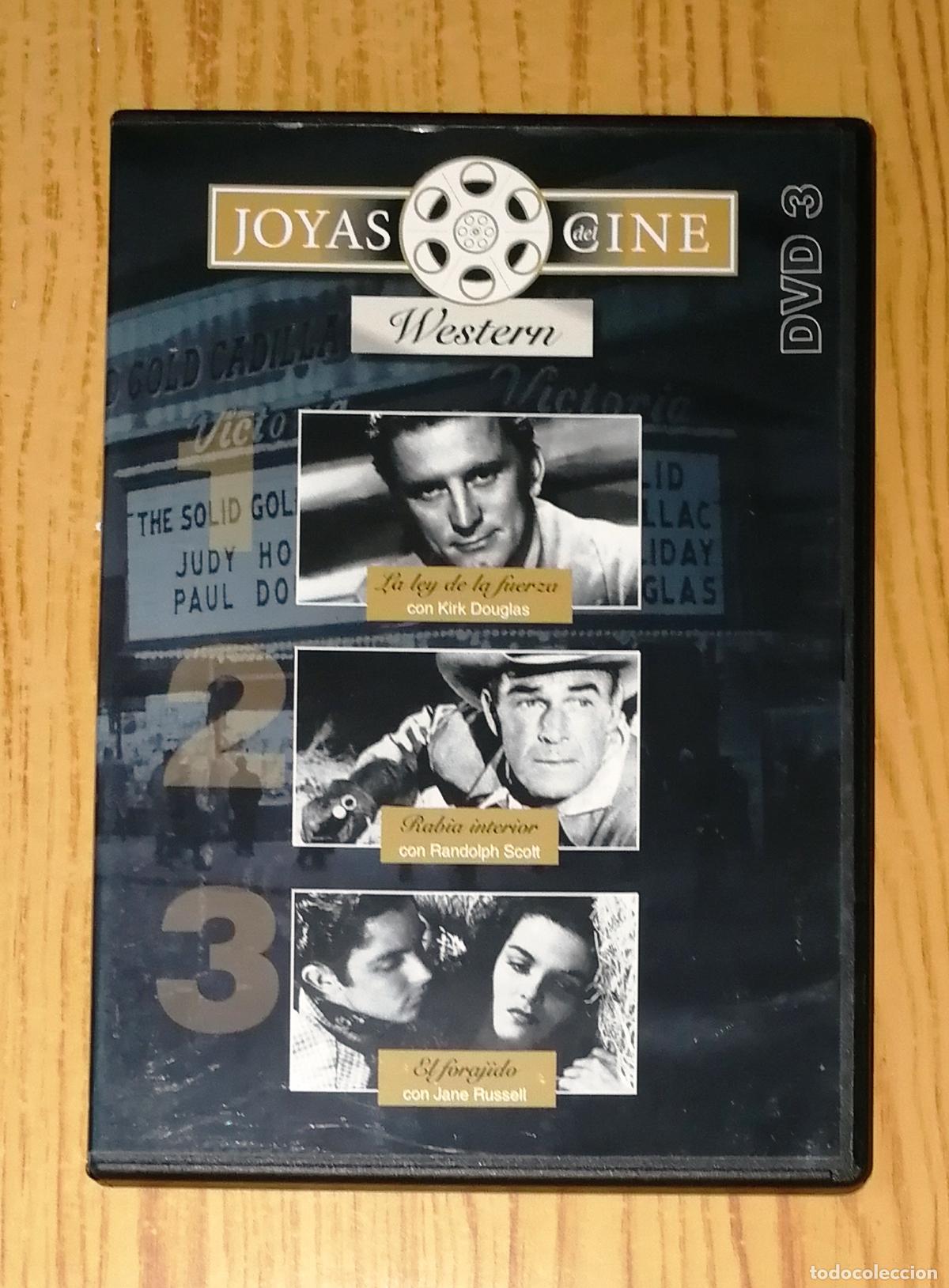 Cine: DVD. JOYAS DEL CINE. 3 : WESTERN : La ley de la fuerza; Rabia interior; El forajido. - C&iacute;rculo Media
