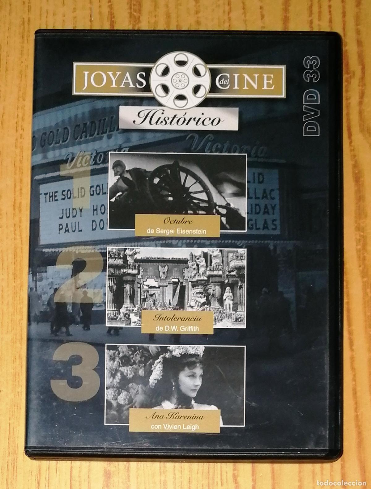 Kino: DVD. JOYAS DEL CINE. 33 : HIST&Oacute;RICO : Octubre; Intolerancia; Ana Karenina