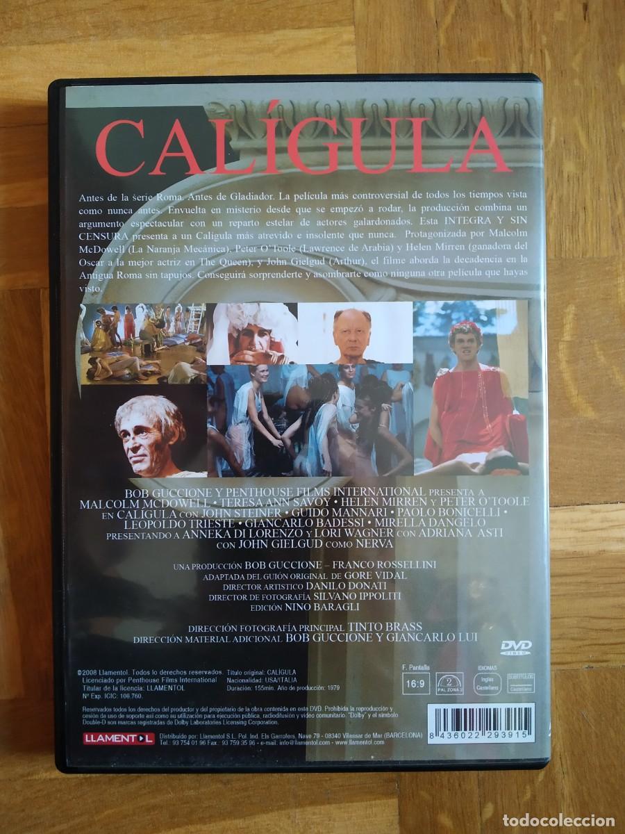 pelicula dvd caligula. version no censurada tin - Compra venta en  todocoleccion