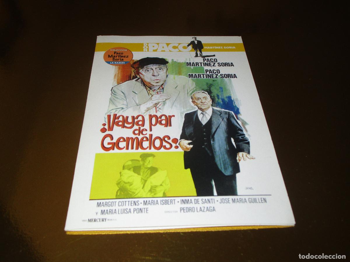 Cine: &iexcl; VAYA PAR DE GEMELOS ! - DVD - COLECCION PACO MARTINEZ SORIA - LA RAZON