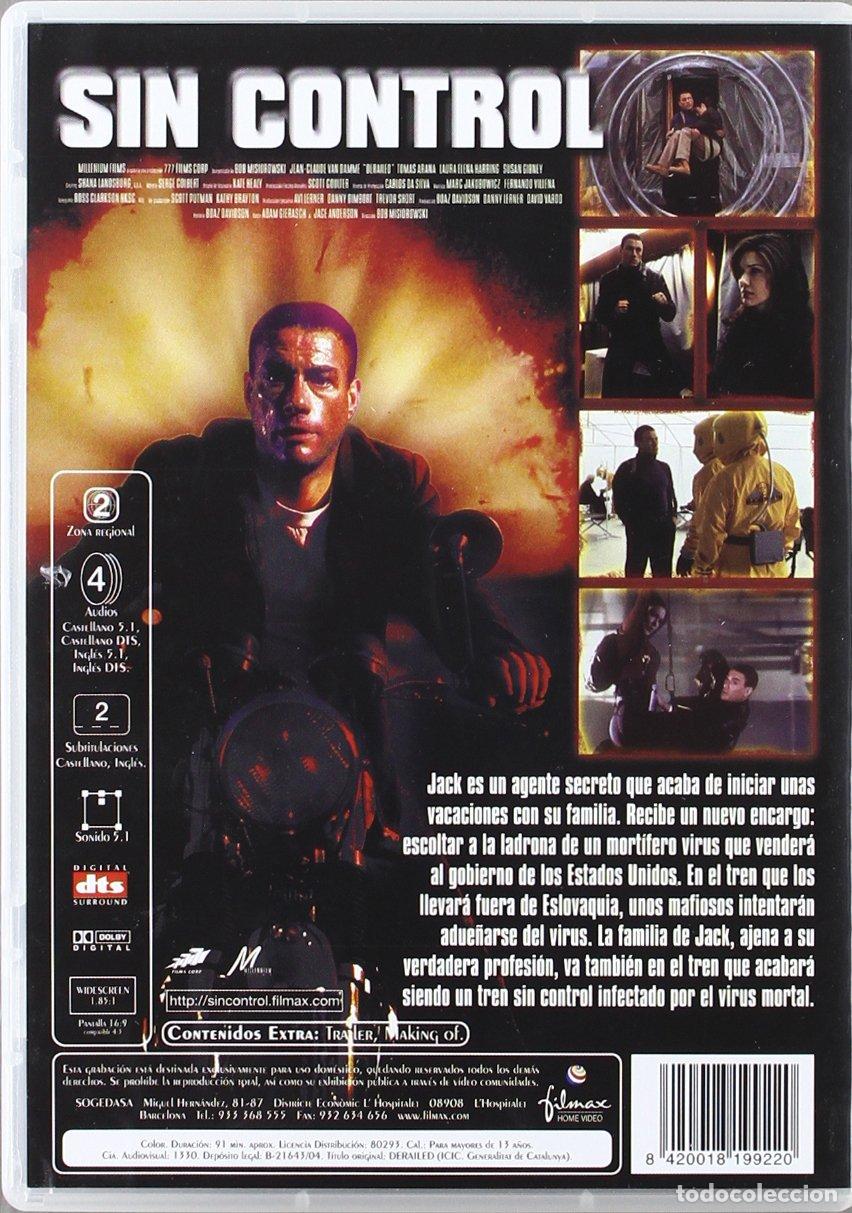 Cine: SIN CONTROL DVD - NUEVO - Foto 2