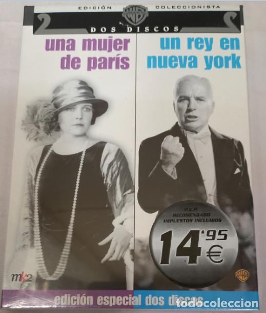 Cine: UNA MUJER DE PARIS, UN REY EN NUEVA YORK, PRECINTADO, EDICION COLECCIONISTA, DVD