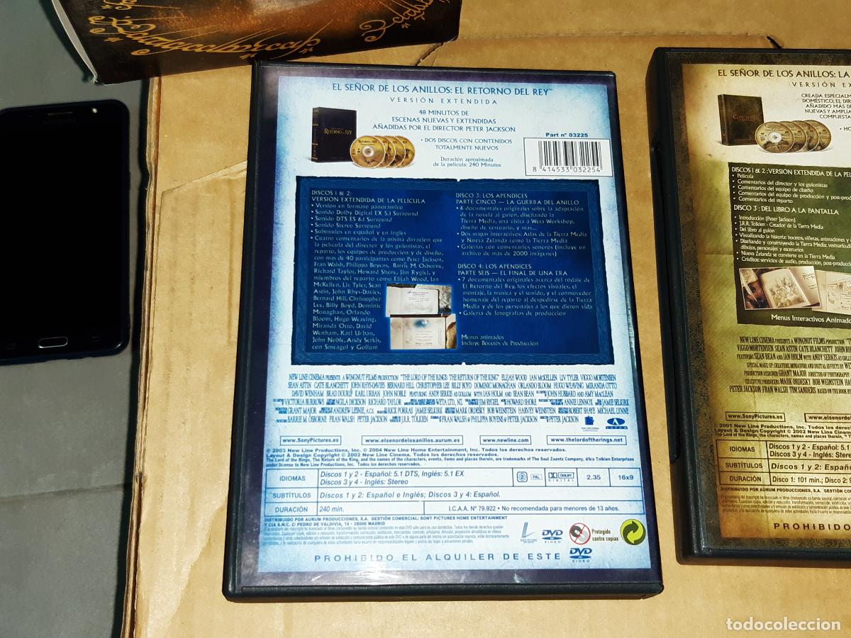 Cine: DVD. El se&ntilde;or de los anillos, versi&oacute;n extendida (12 discos) - Foto 4
