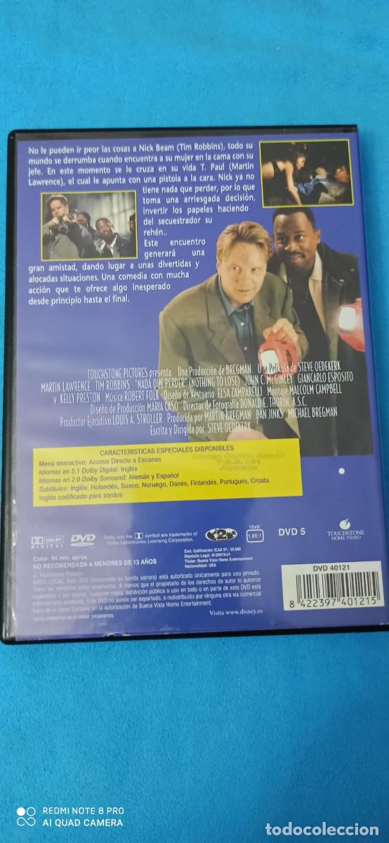 Cine: NADA QUE PERDER DVD Pel&iacute;cula - Foto 2