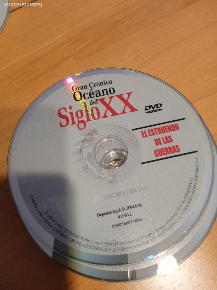 Cinema: C-KNTR SUELTO SIN CARATULA DVD GRAN CRONICA OCEANO DEL SIGLO XX EL ESTRUENDO DE LAS GUERRAS
