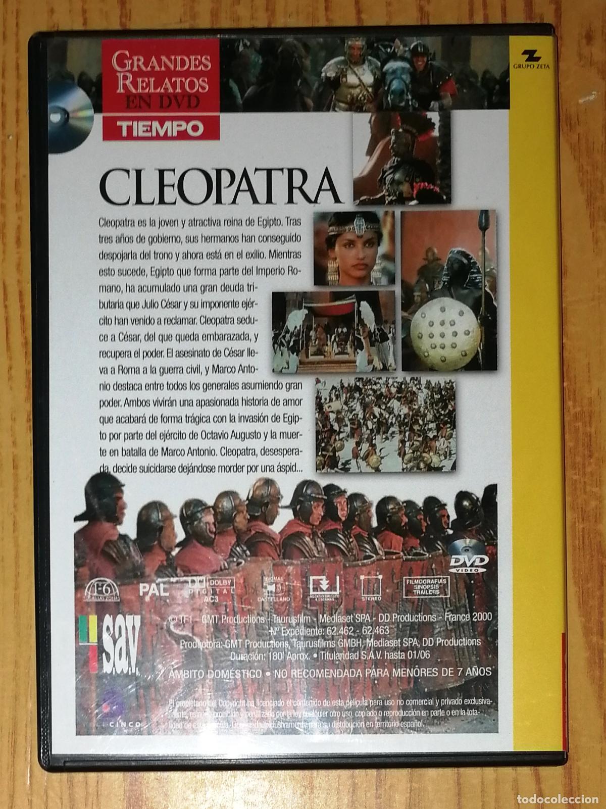 dvd. cleopatra (grandes relatos en dvd. tiempo) - Compra venta en  todocoleccion