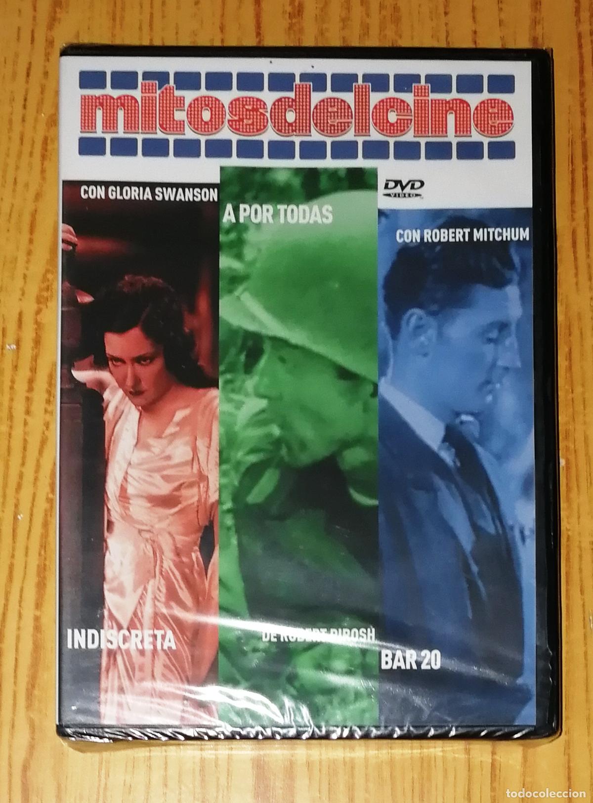 Cinema: DVD. INDISCRETA ; A POR TODAS ; BAR 20 (Mitos del Cine). - C&iacute;rculo Media Direct, 2009