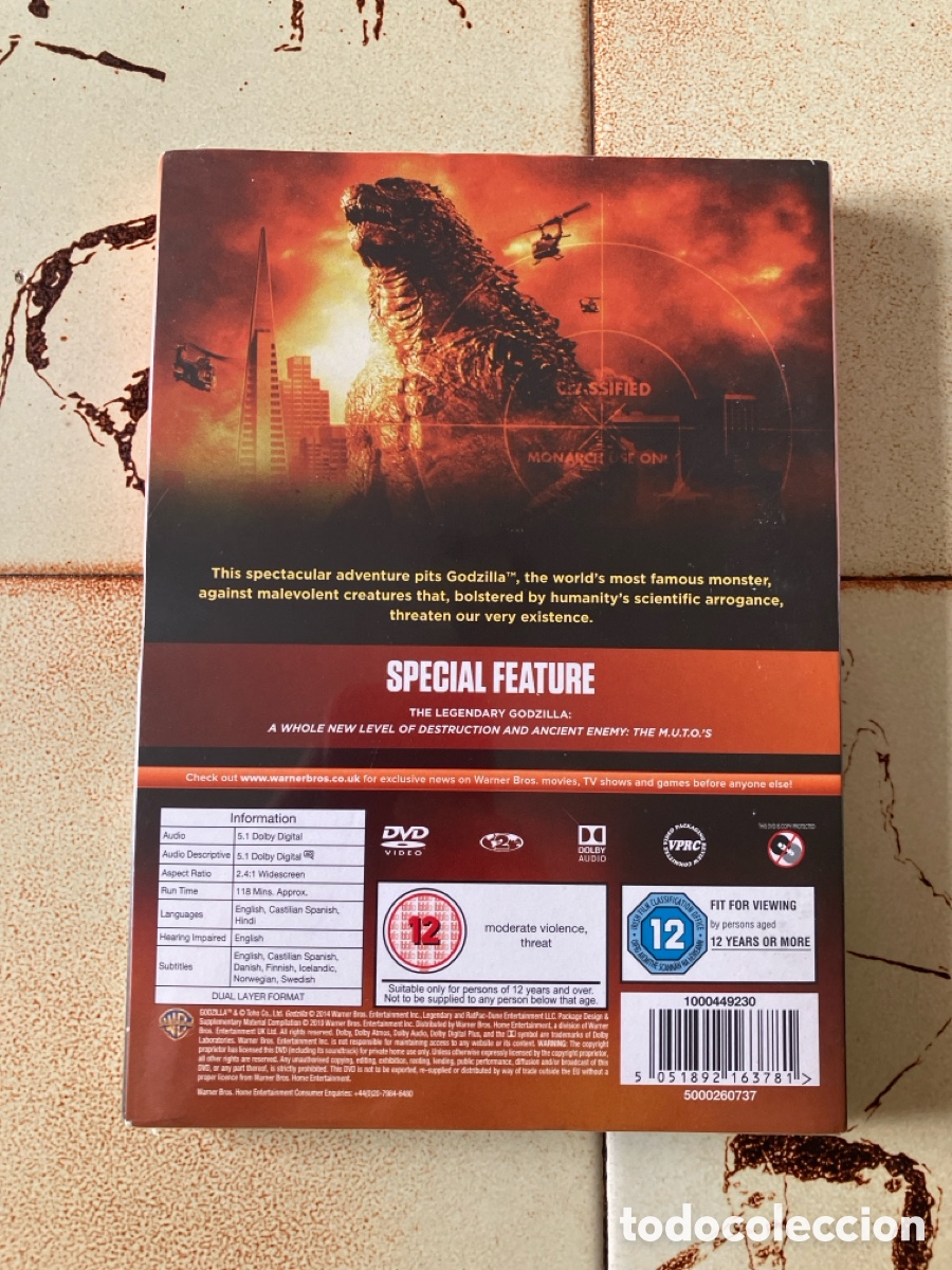 Cine: Godzilla - dvd - Monstruos - Foto 2