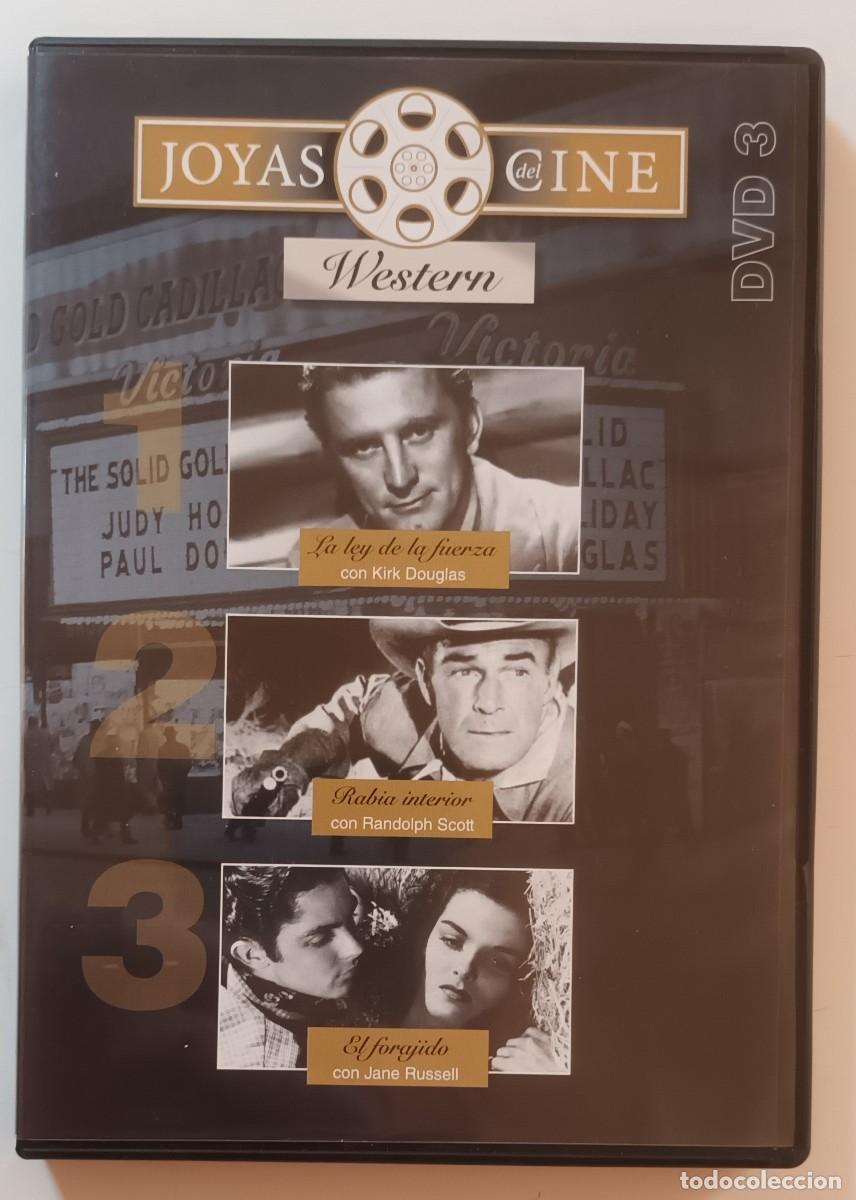 Kino: DVD - JOYAS DEL CINE N&ordm; 3 - WESTERN - LA LEY DE LA FUERZA/EL FORAJIDO/RABIA INTERIOR