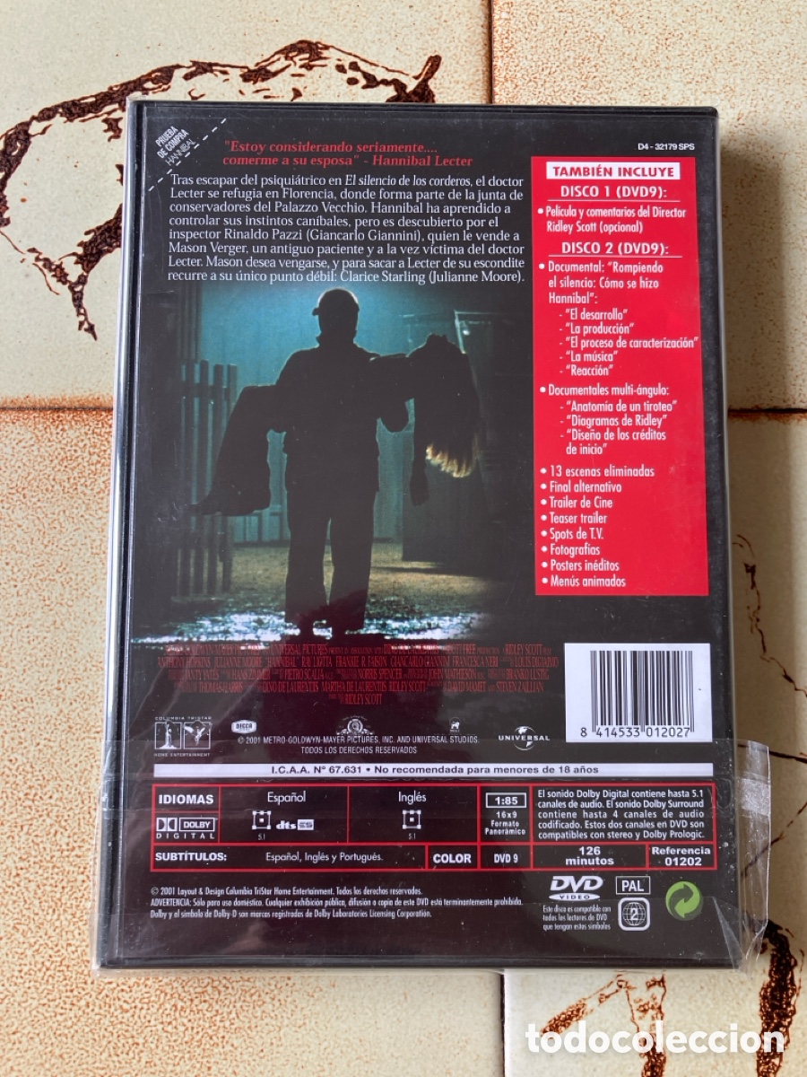 Cine: Hannibal - dvd - 2 discos - Foto 2