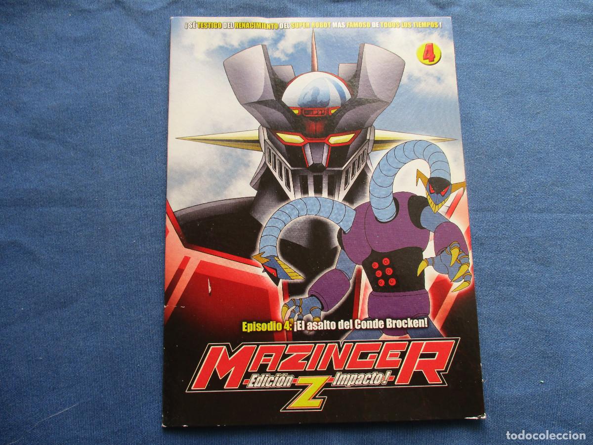 Cine: DVD / MAZINGER Z EDICI&Oacute;N IMPACTO! DVD 4 EPISODIO 4: &iexcl;EL ASALTO DEL CONDE BROCKEN! - FUNDA DE CART&Oacute;N
