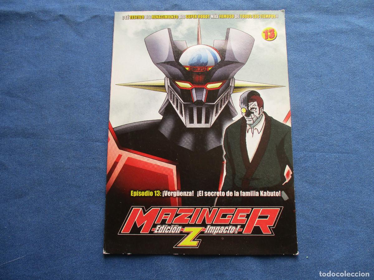 Cine: DVD / MAZINGER Z EDICI&Oacute;N IMPACTO! DVD 13 EPISODIO 13: &iexcl;VERG&Uuml;ENZA! - FUNDA DE CART&Oacute;N