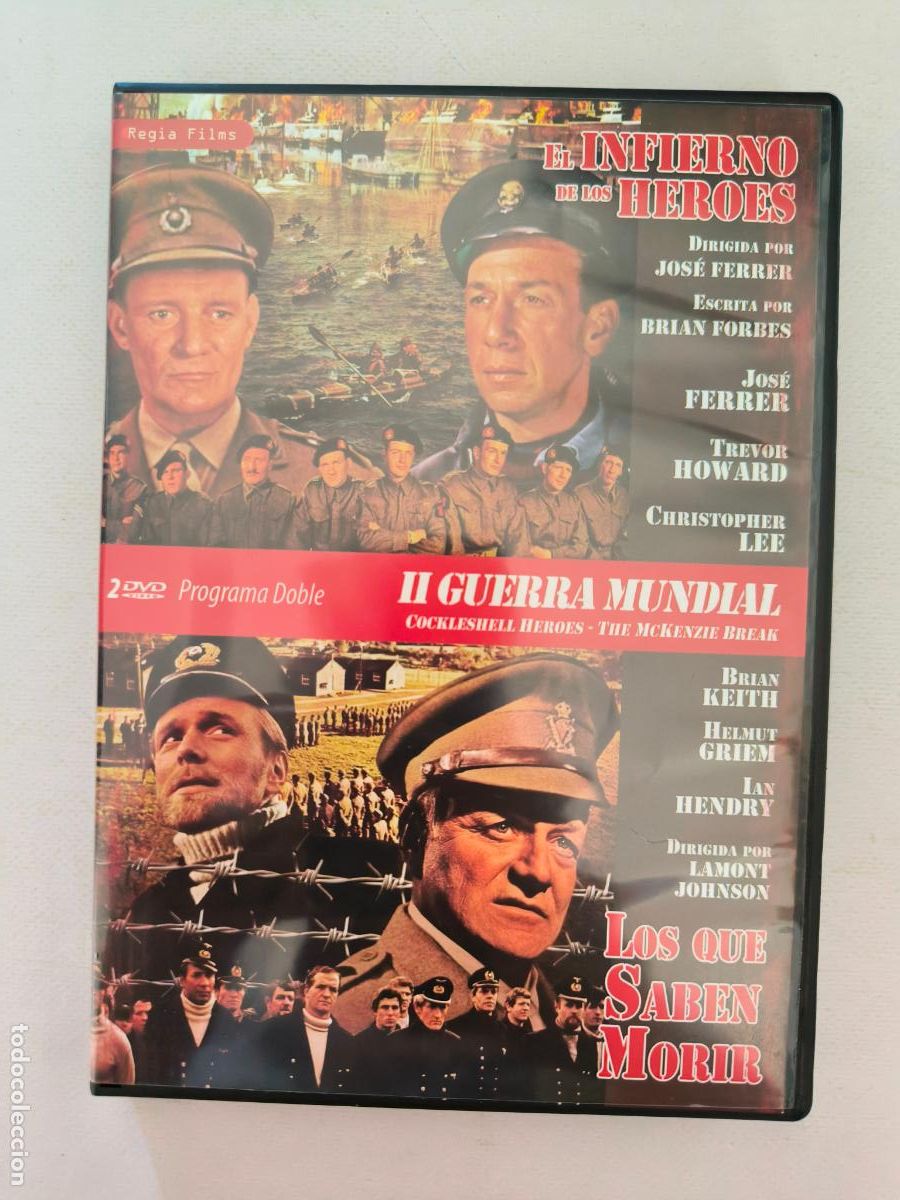 Cine: DVD II GUERRA MUNDIAL - EL INFIERNO DE LOS HEROES / LOS QUE SABEN MORIR- 2 DISCOS (7Vw)
