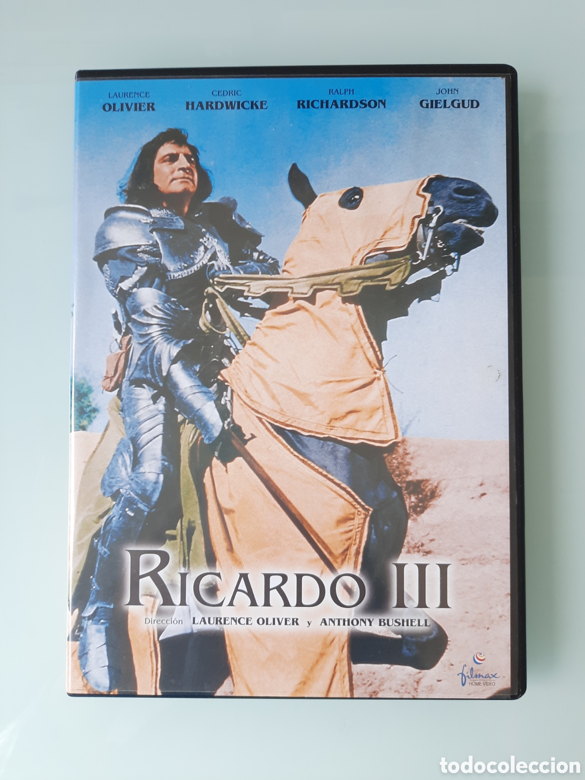 Cine: DVD - RICARDO III CON LA ACTUACION Y LA DIRECCI&Oacute;N DE LAWRENCE OLIVIER, ADAPTACION DE SHAKESPEARE