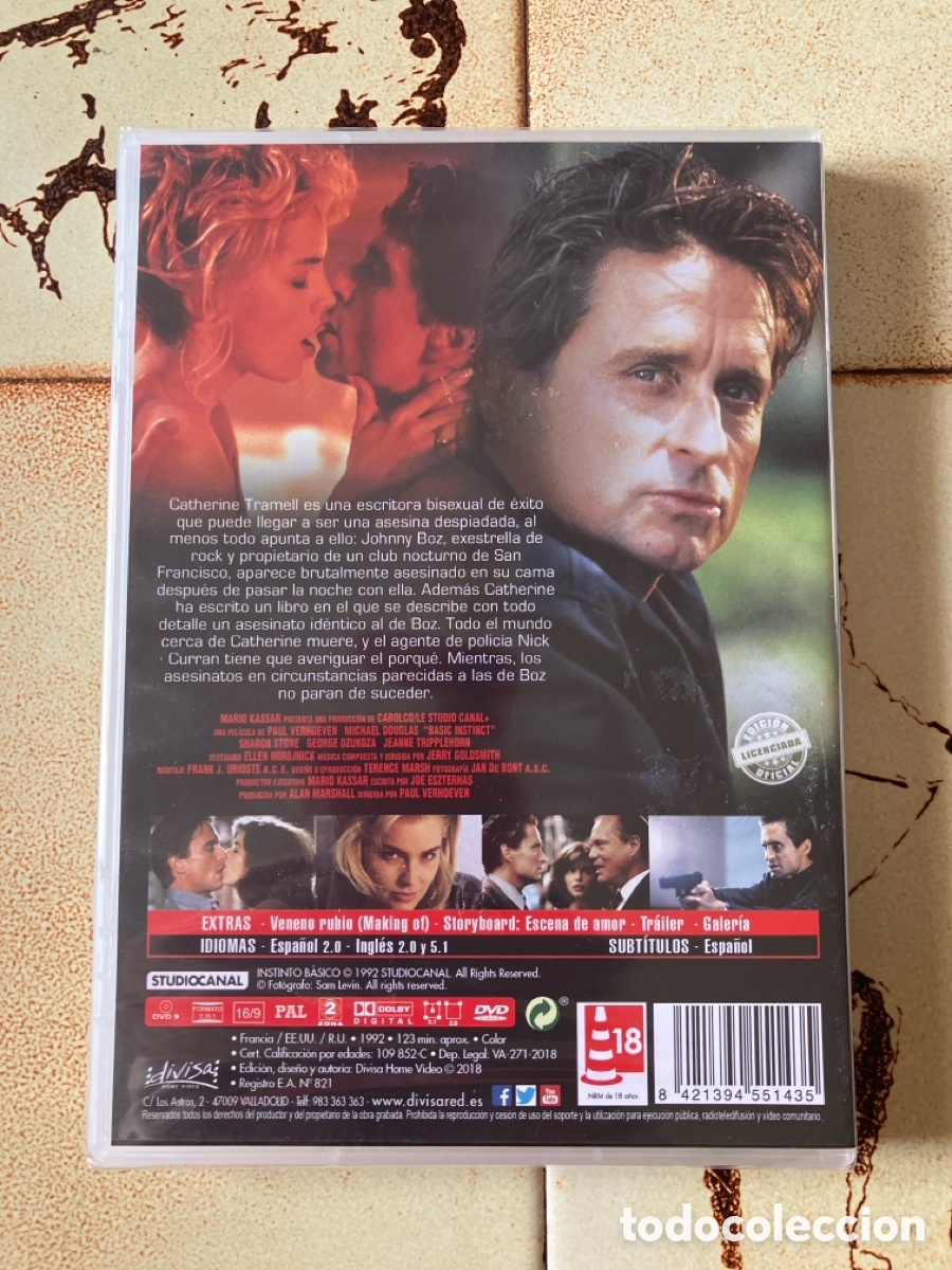 Cine: Instinto B&aacute;sico - dvd - Verhoeven - Foto 2