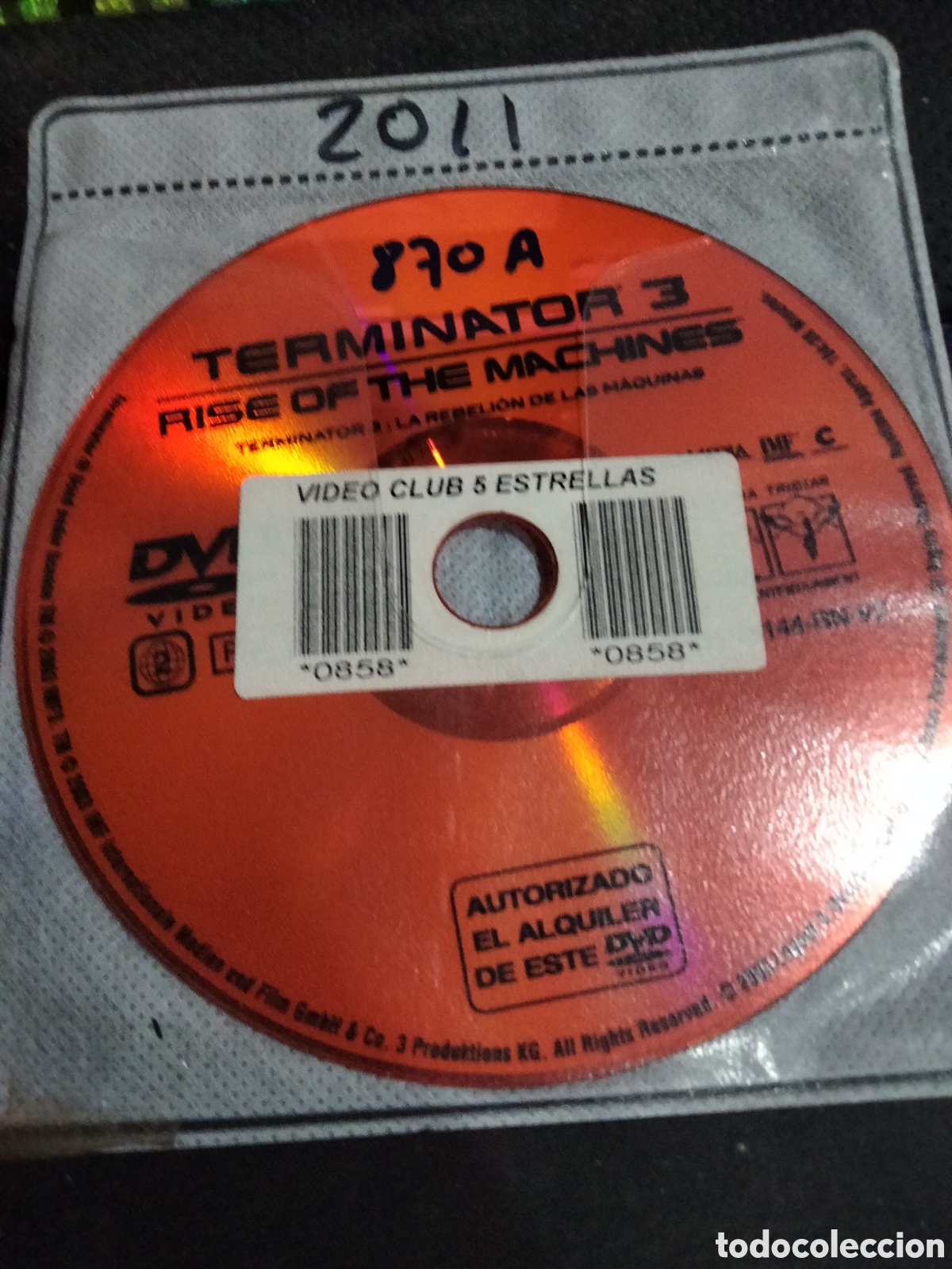 Cine: Terminator 3 dvd -2011 (disco solo) - Foto 1