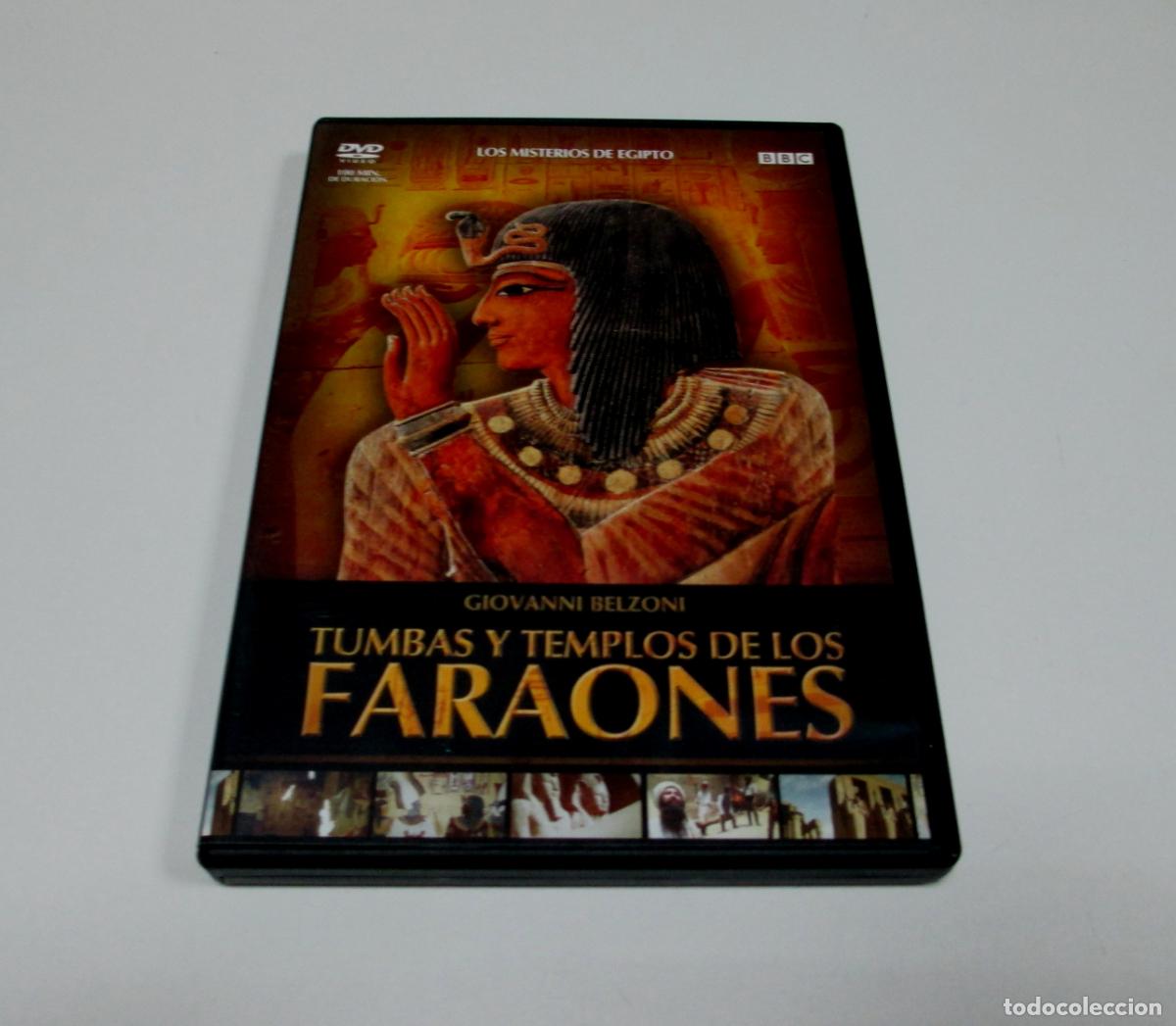 Cine: TUMBAS Y TEMPLOS DE LOS FARAONES / LOS MISTERIOS DE EGIPTO -DVD- BBC 2006 - COMO NUEVO