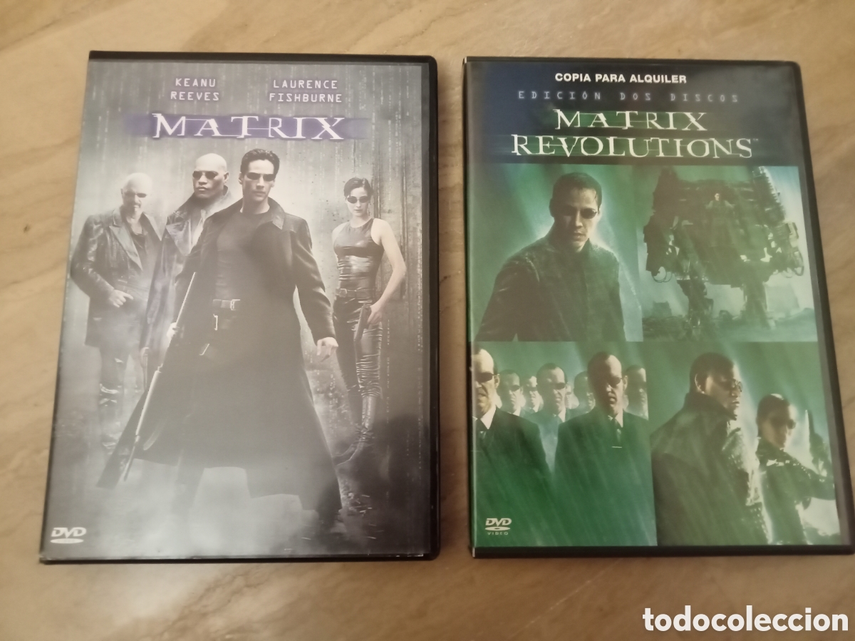 Cin&eacute;ma: Dvd. Matrix + Matrix Revolutions (2 DVDs).
