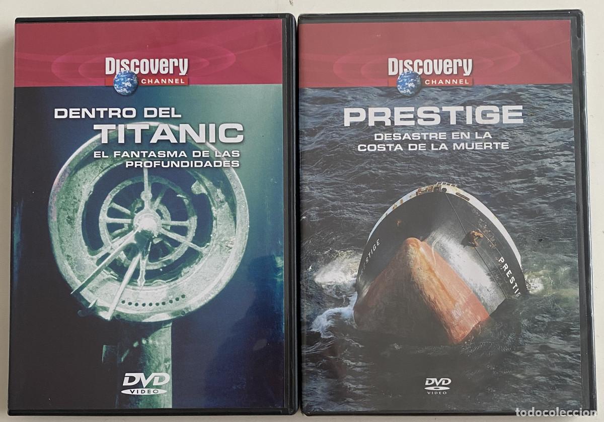 Cine: LOTE DISCOVERY CHANNEL - 2 DVD - DENTRO DEL TITANIC - PRESTIGE -DOCUMENTALES - VER FOTO