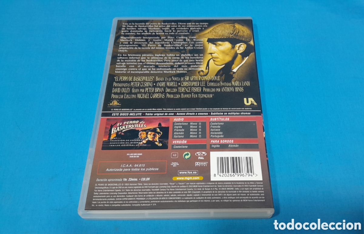 Cine: EL PERRO DE BASKERVILLES - PETER CUSHING - Foto 2