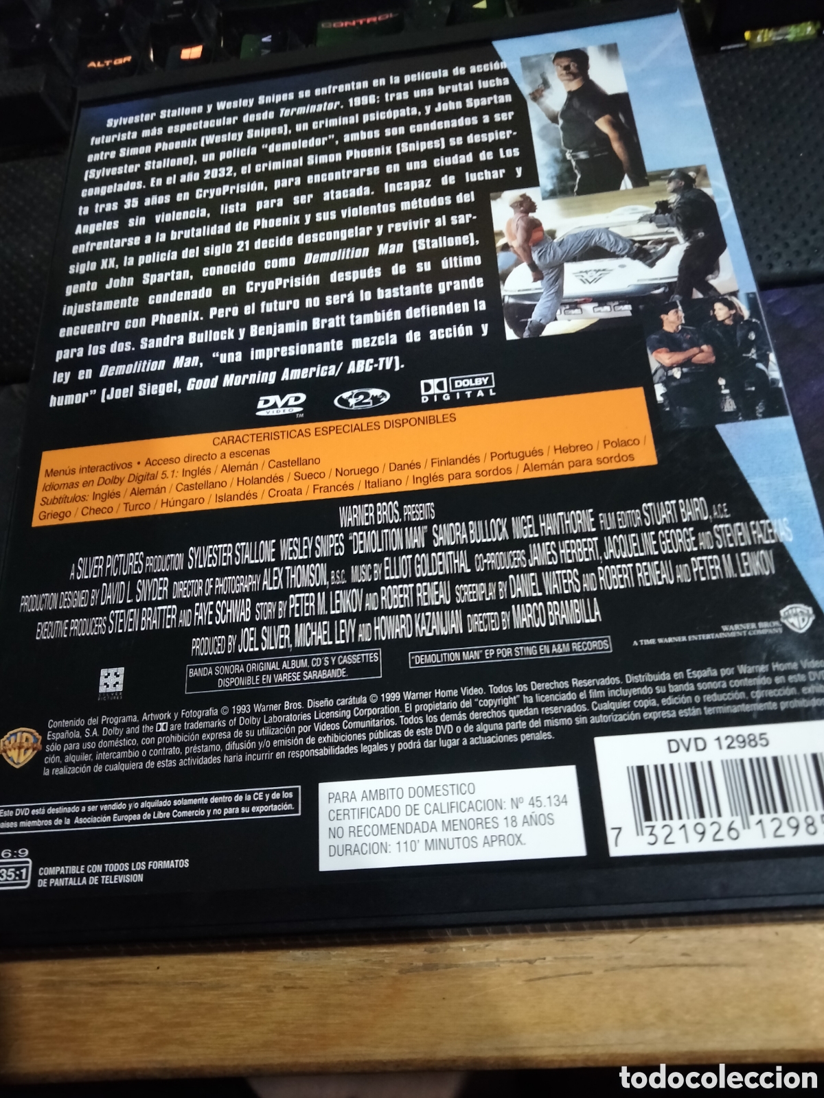 Cine: Demolition man dvd --- - Foto 2
