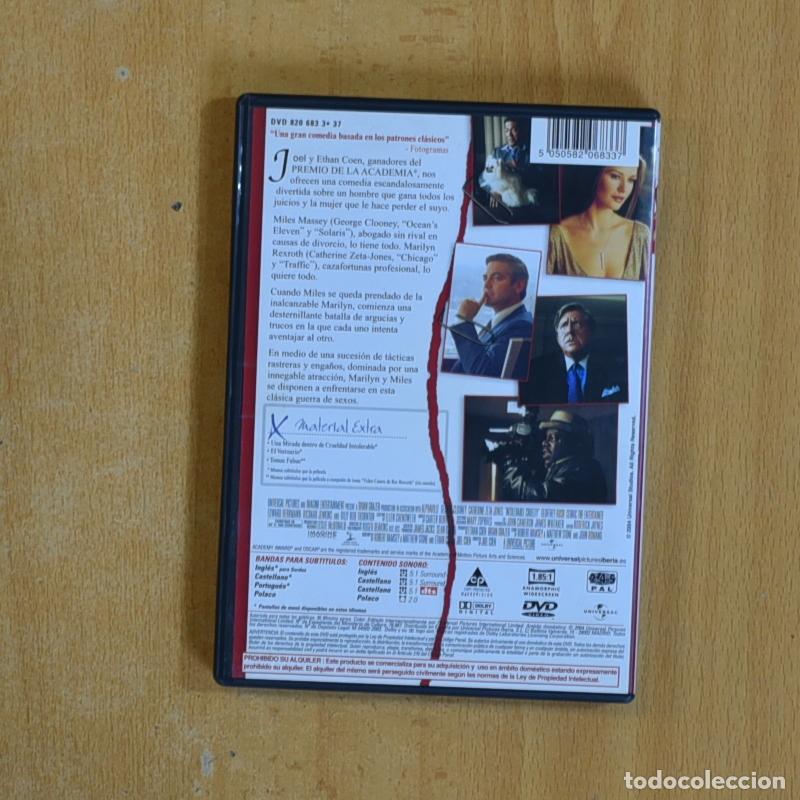 Cine: CRUELDAD INTOLERABLE - DVD - Foto 2