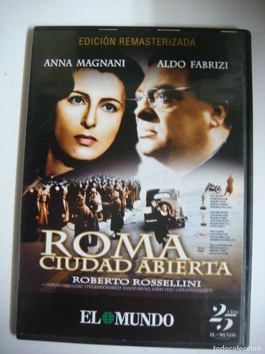 Cine: D.V.D. DE ROMA CIUDAD ABIERTA CON ANNA MAGNANI-(F)