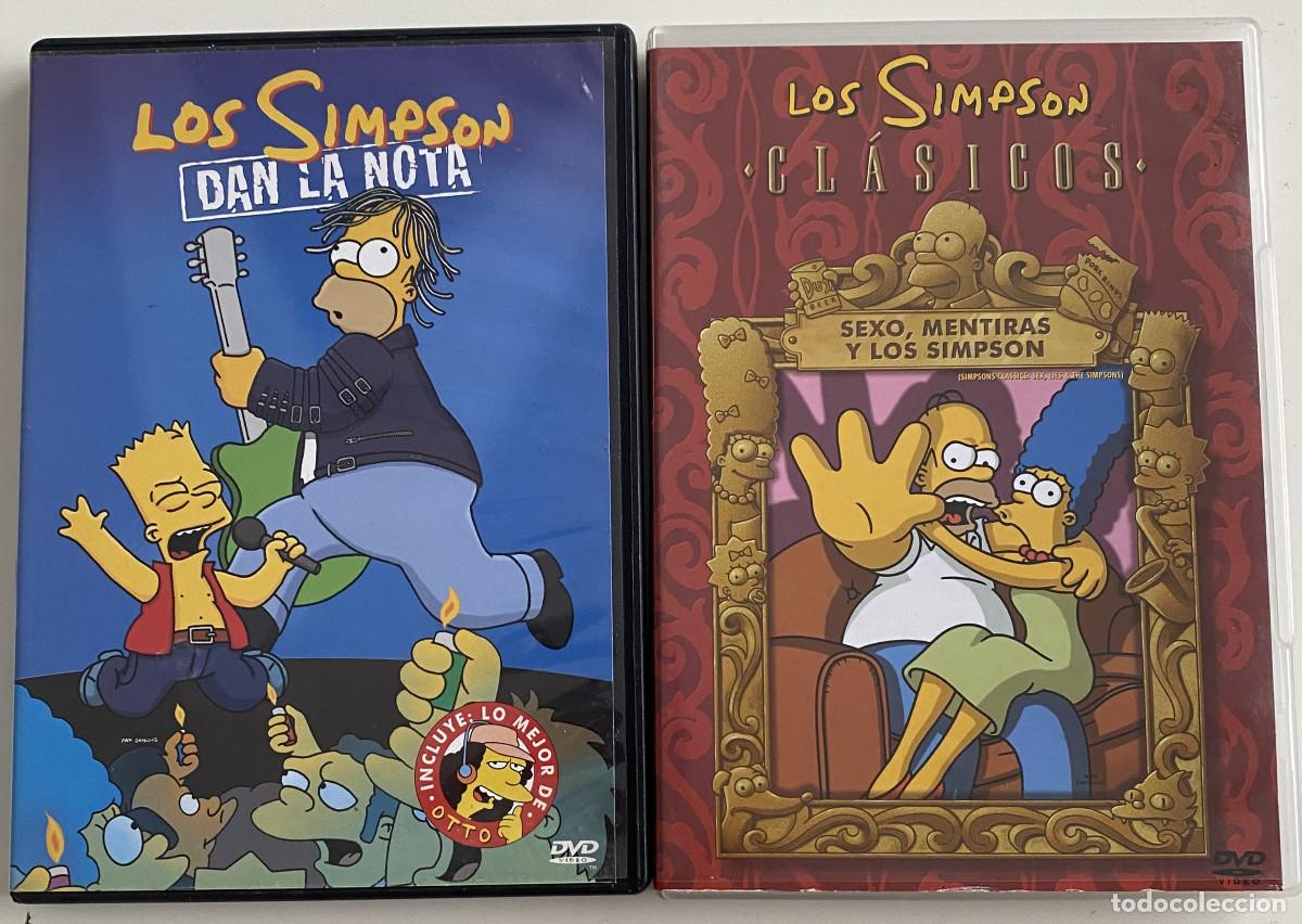 lote los simpson - 2 dvd - dan la nota - sexo m - Compra venta en  todocoleccion