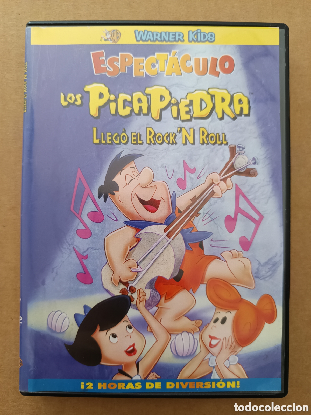 Cine: DVD Espect&aacute;culo Los Picapiedra: Lleg&oacute; el Rock'N Roll (Warner Kids/Hanna-Barbera). 120 minutos.