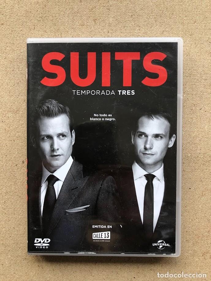 Cinema: Suits / Temporada Tres Completa / Gabriel Macht & Patrick J. Adams / 16 Episodios, 4 DVD /