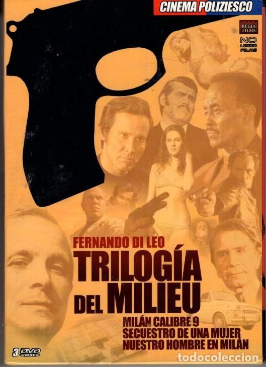 Cine: TRILOGIA DE MILIEU DVD (3-DVD) POLICIACA Y TREPIDANTE- VER DORSO CARATULA PARA TITULOS