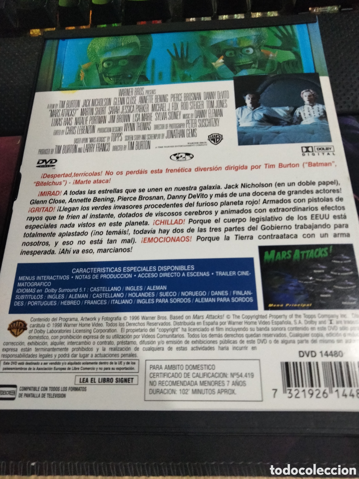 Cine: Mars attacks dvd ---- - Foto 2